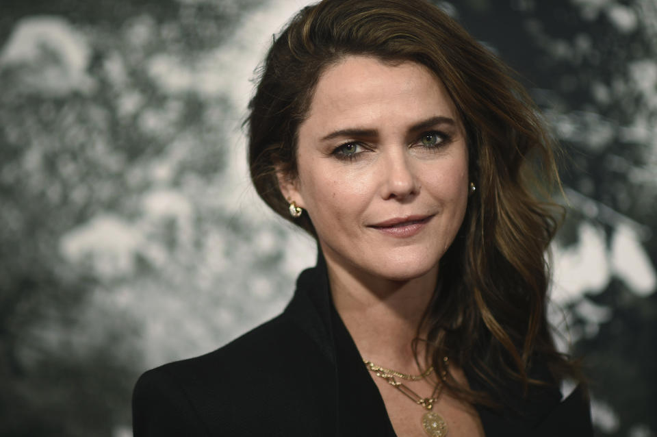 Keri Russell arrives at the world premiere of "Cocaine Bear" on Tuesday, Feb. 21, 2023, at Regal LA Live in Los Angeles. (Photo by Richard Shotwell/Invision/AP)