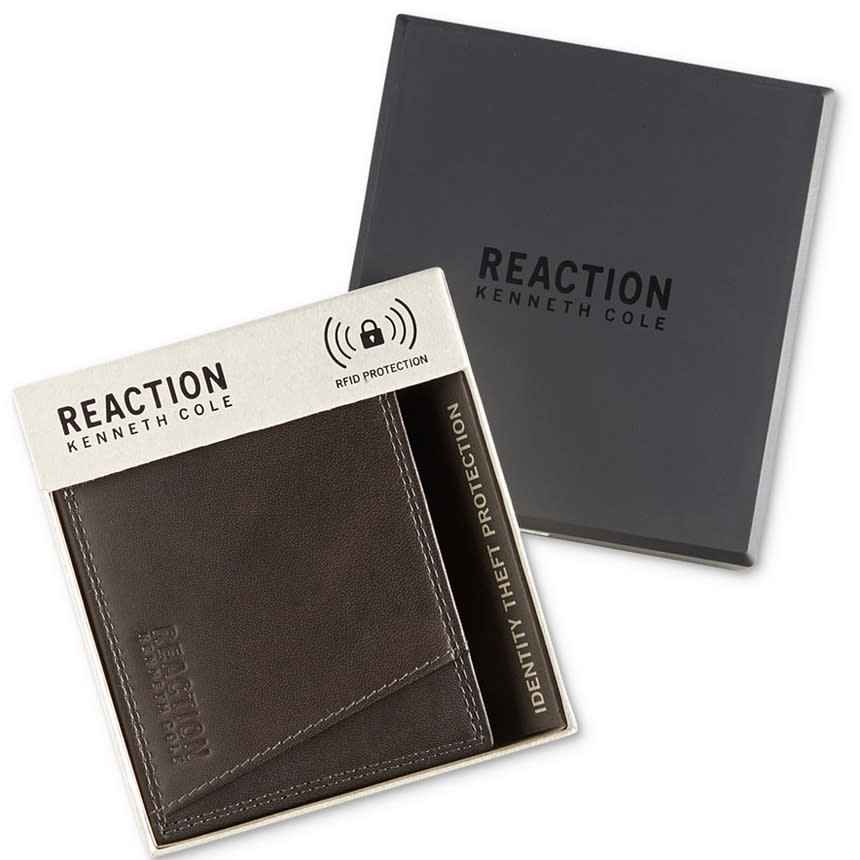 Kenneth Cole Reaction Men's Kevin Leather RFID Billfold