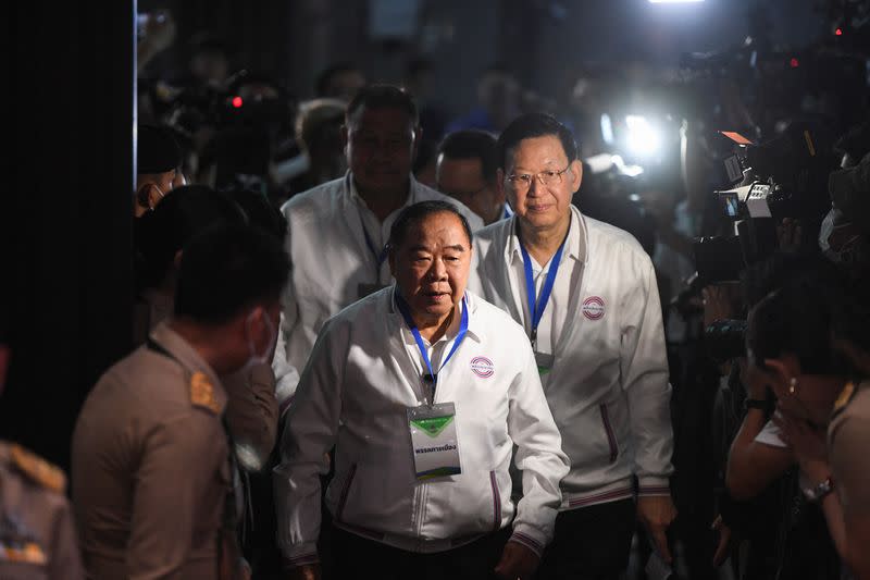 Members of Thai political parties register their candidacy for the upcoming May 14 general election