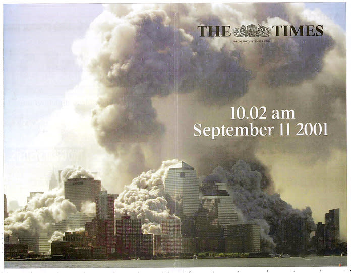 How the 9/11 attacks were reported on front pages around the world