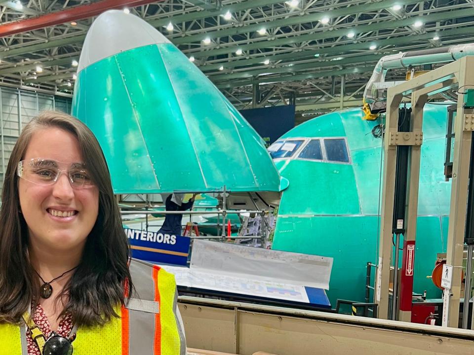 Boeing 747 Factory Tour.