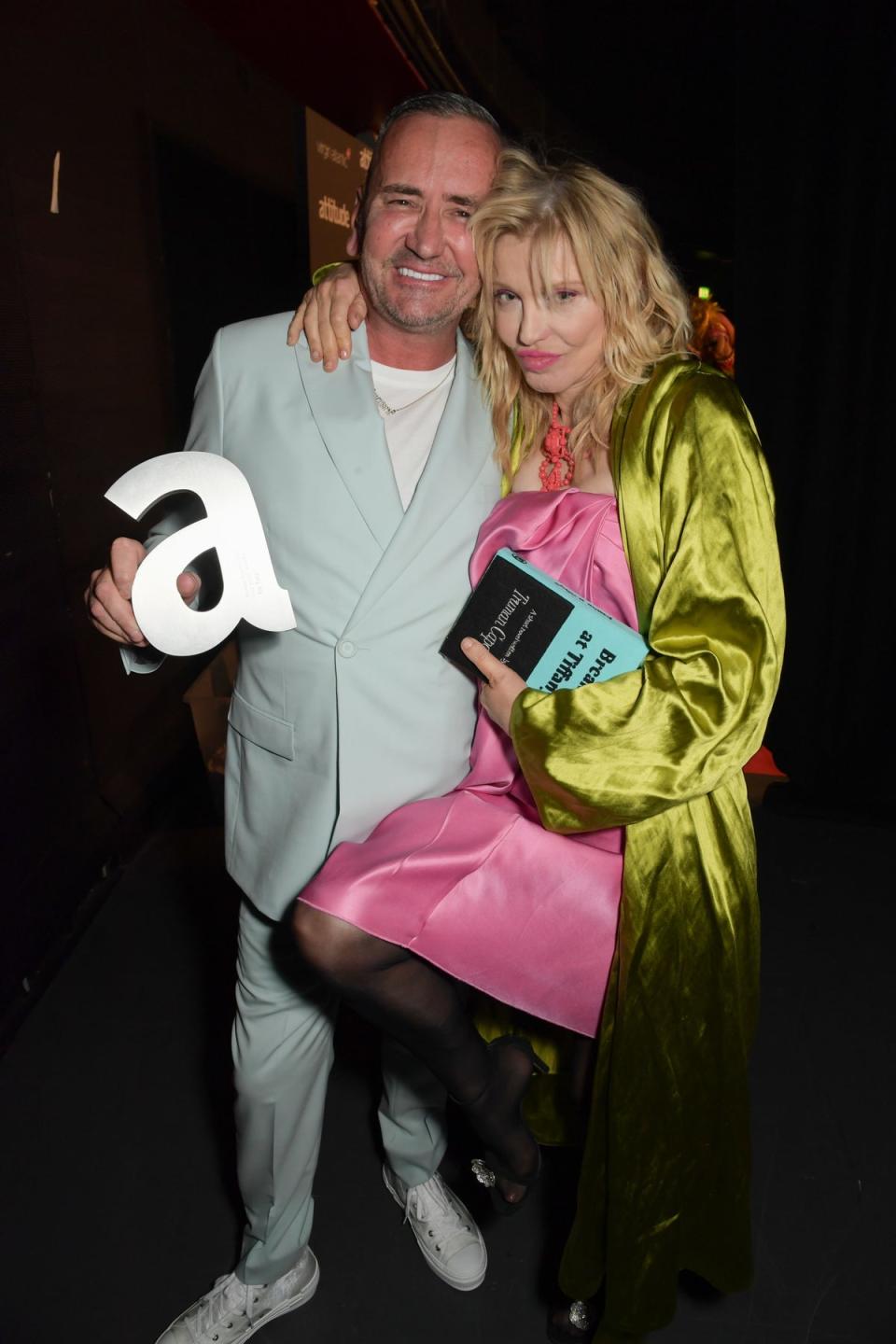 Fat Tony and Courtney Love (Dave Benett)