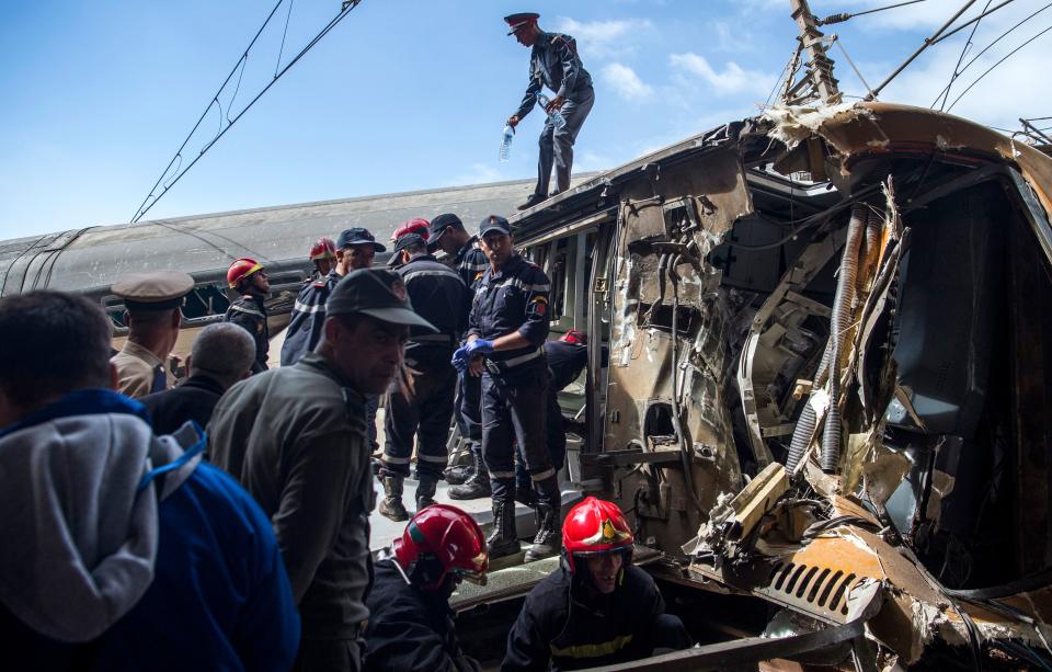 Deadly train derailment in Morocco