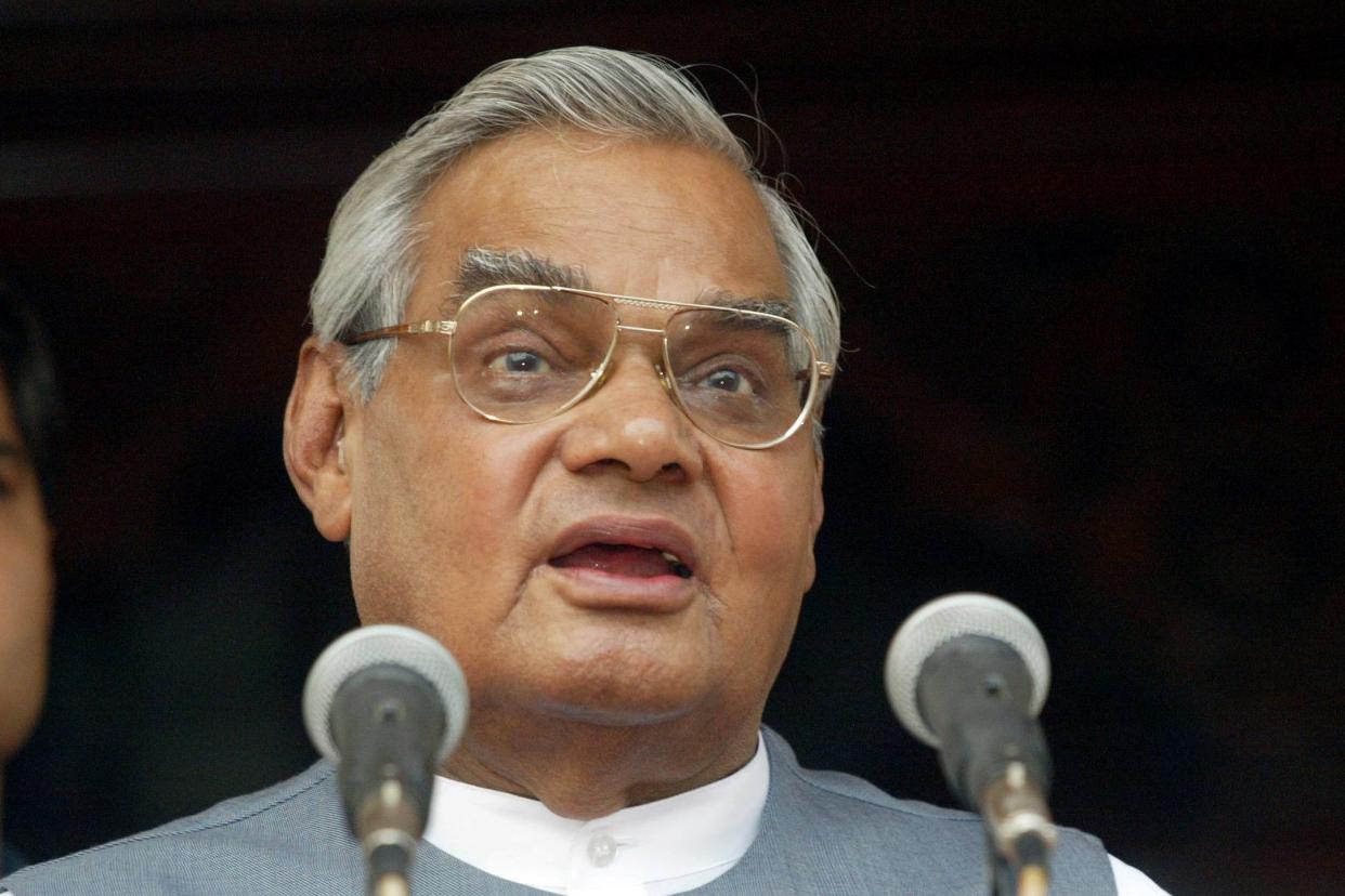 Former Indian Prime Minister Atal Bihari Vajpayee: REUTERS