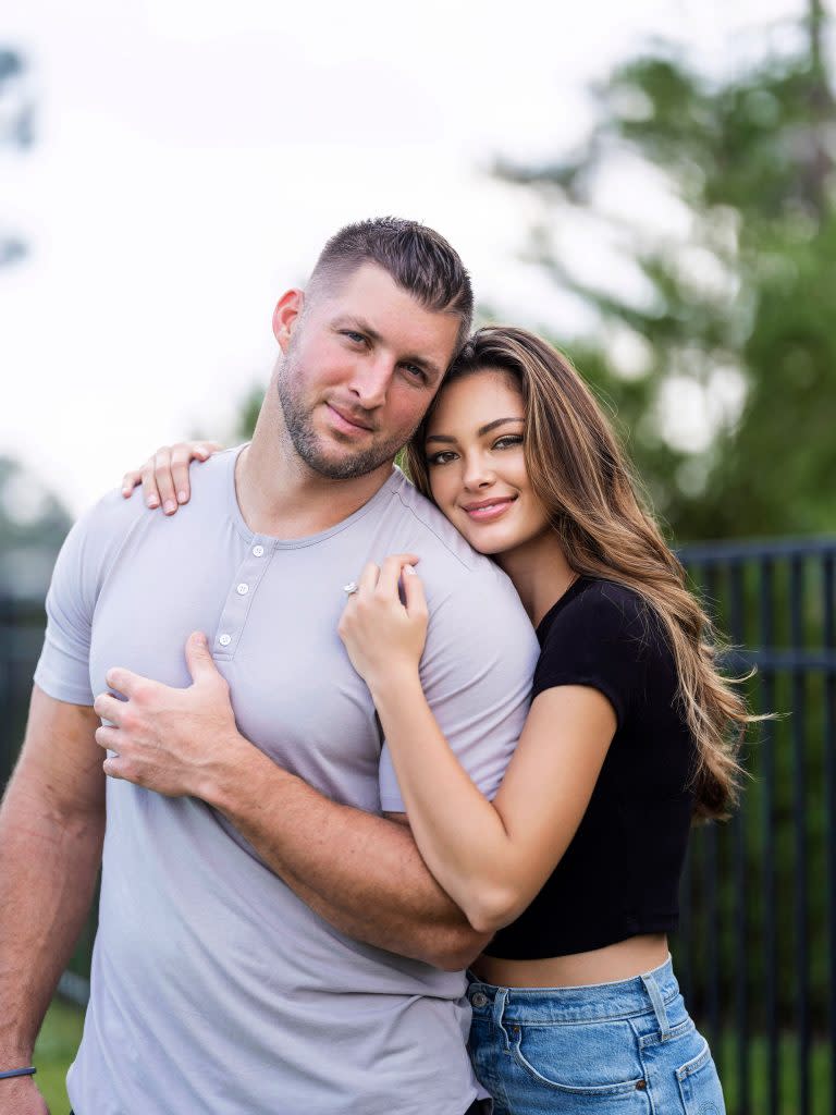 Demi-Leigh Nel-Peters and Tim Tebow