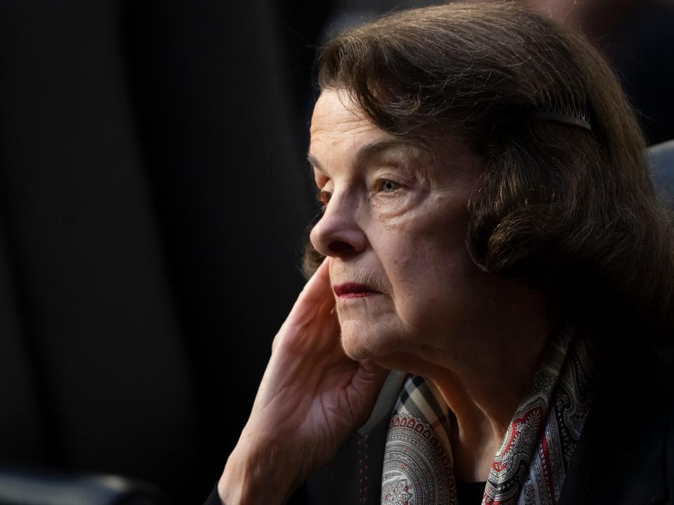 The late Sen. Dianne Feinstein on April 4, 2022.