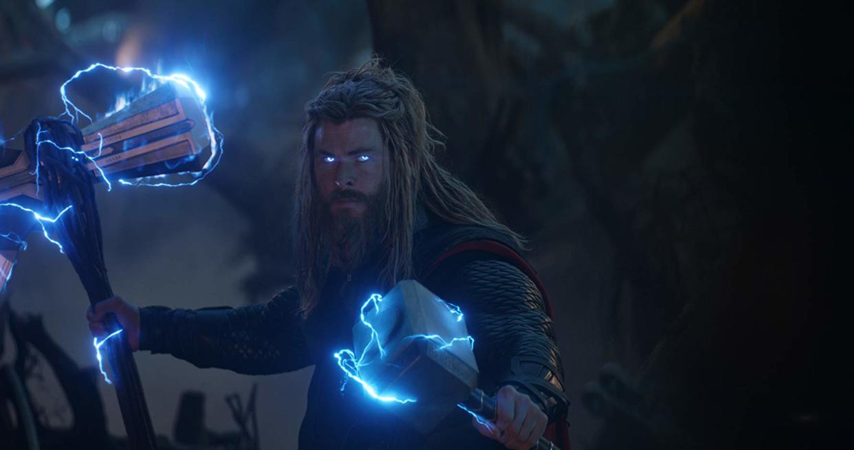 Chris Hemsworth as Thor in Avengers: Endgame