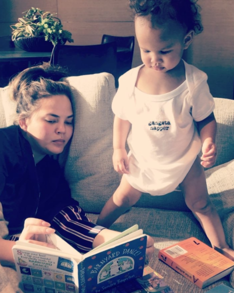 The model is known for her hands on approach to parenting. Photo: Instagram/chrissyteigen