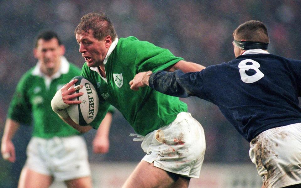 Neil Francis, Ireland. Five Nations Rugby Championship, Ireland v Scotland, Lansdowne Road, Dublin - GETTY IMAGES