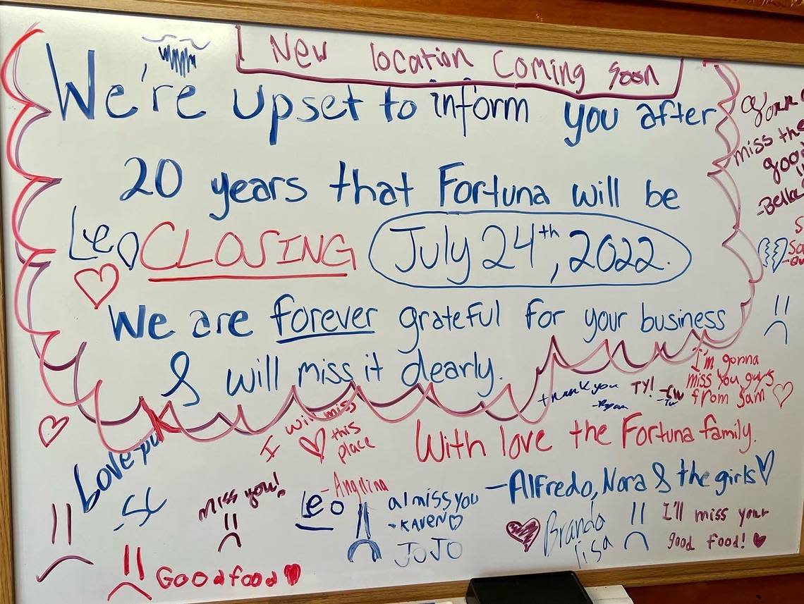 Fortuna’s Camp Bowie Boulevard location closed July 24, 2022, after 20 years.