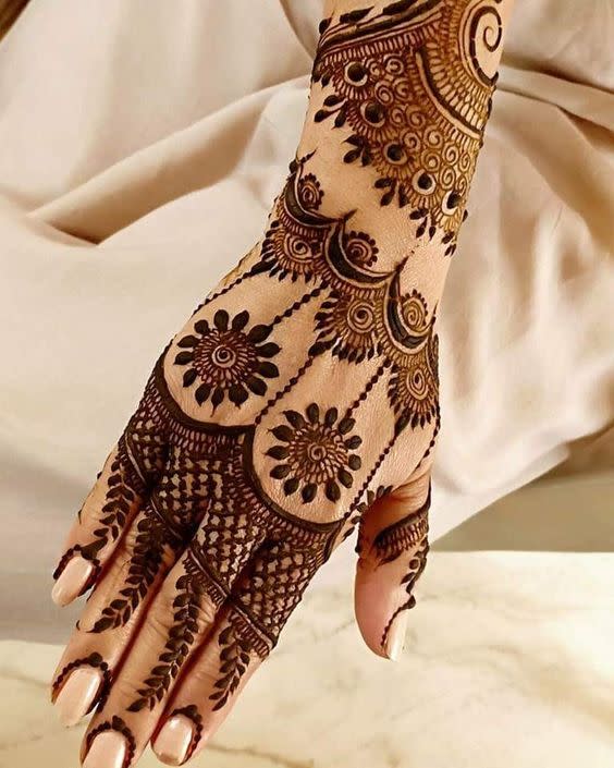 The Most Popular Henna Design of Summer 2014 TUTORIAL! - YouTube