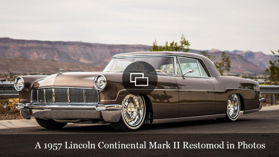 A 1957 Lincoln Continental Mark II reimagined by Havasu Speed Equipment.