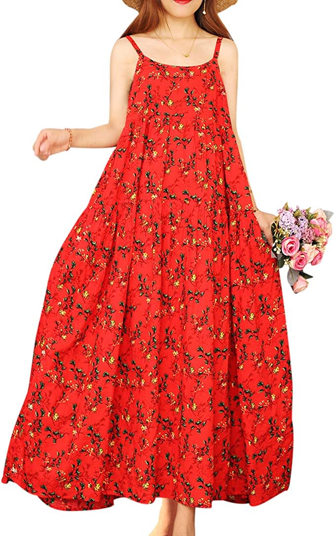 YESNO Bohemian Floral Print Empire Waist Dress (Photo: Amazon)