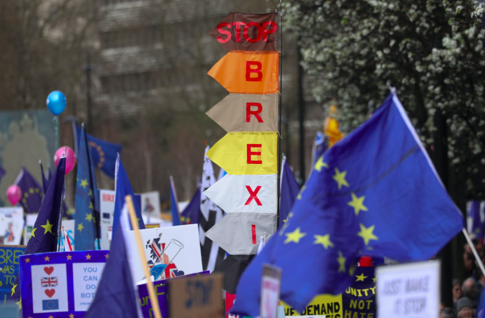 <em>Polling also suggests more support for a second referendum (Getty)</em>