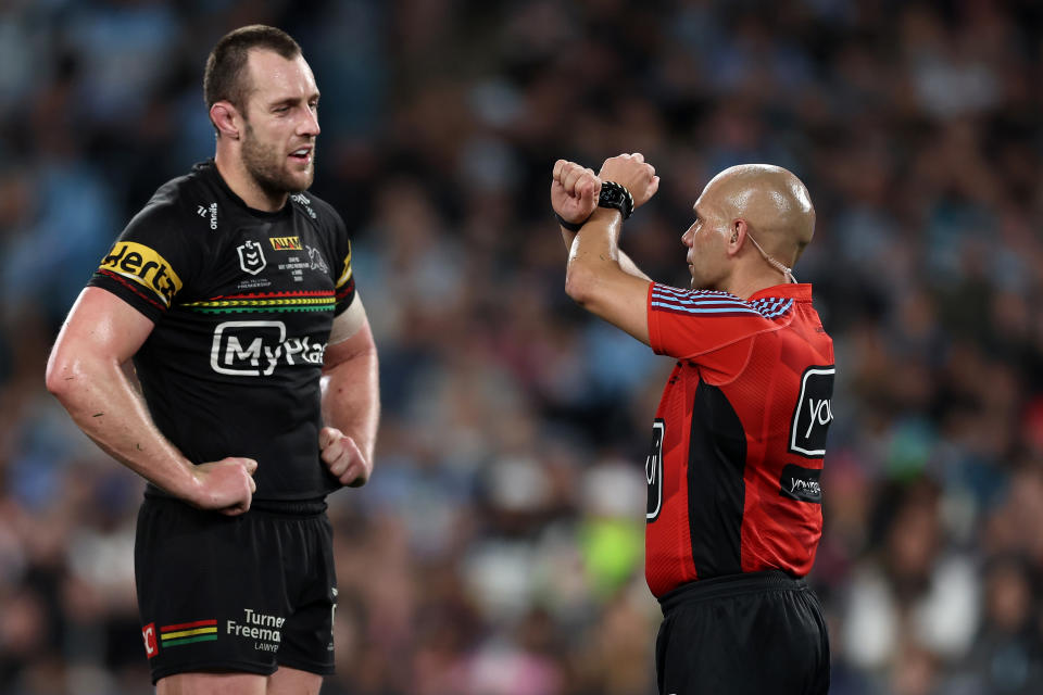 Ashley Klein (pictured) will referee the 2024 NRL grand final.