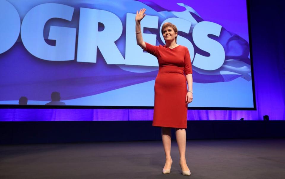 Nicola Sturgeon said in 2017 the Scottish Government would set up a state owned, not for profit power firm. (Jane Barlow/PA)