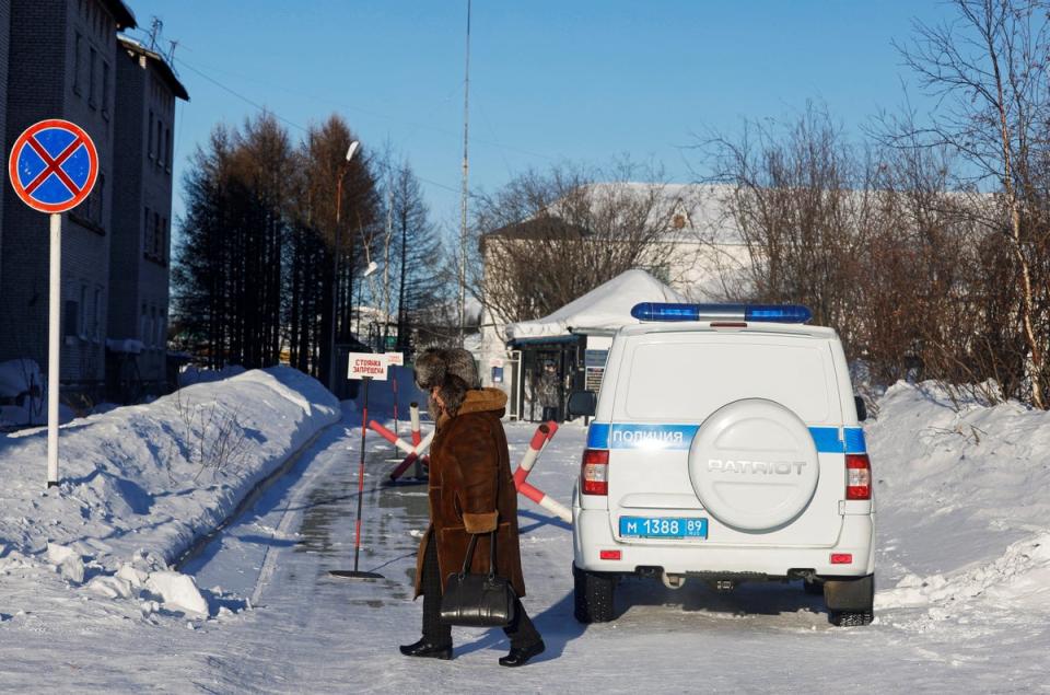 The IK-3 penal colony, where Navalny was serving his jail term and where he died (Reuters)