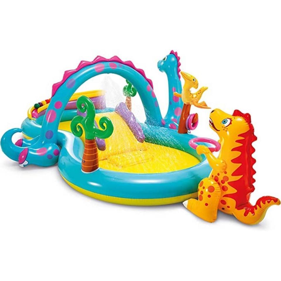 5) Dinoland Inflatable Play Center