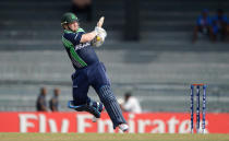 COLOMBO, SRI LANKA - SEPTEMBER 19: Paul Sterling of Ireland bats during ICC World Twenty20 2012: Group B match between Australia and Ireland at R. Premadasa Stadium on September 19, 2012 in Colombo, Sri Lanka. (Photo by Gareth Copley/Getty Images)