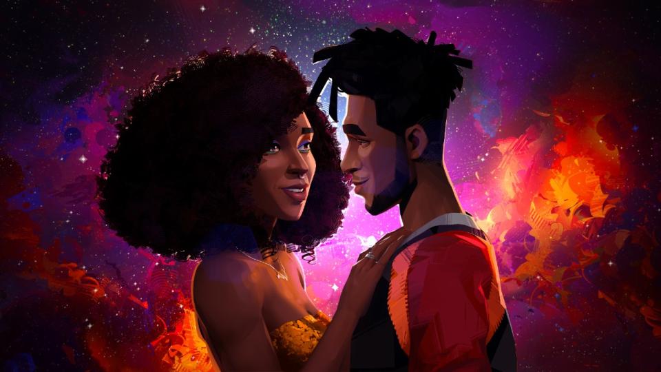 Meadow and Jabari in Entergalactic