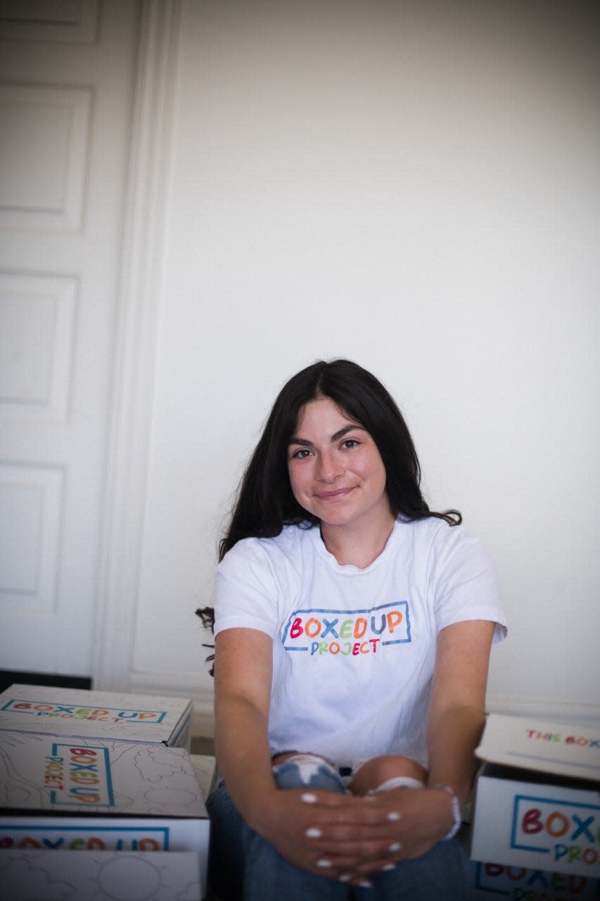 Milan Coraggio-Sewell started the Boxed Up Project to help kids dealing with grief.