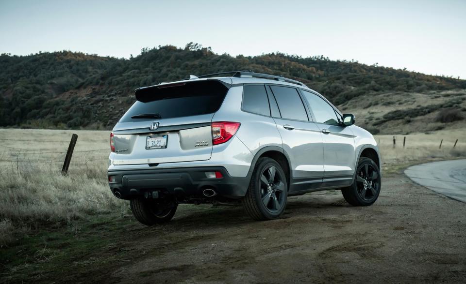 <p>Honda is quick to hype the Passport's off-road chops, and the argument may carry a thin, deli-cut slice of meat to it. Our test vehicle was the top-spec Elite trim that comes with standard all-wheel drive (it's a $1900 option on lesser trim levels). Although serious off-road fanatics will note that the Passport lacks any underbody-protecting skid plates, the AWD Passport's 8.1 inches of ground clearance (front-drive models have 7.5 inches of clearance) is achieved by the use of taller springs. </p>