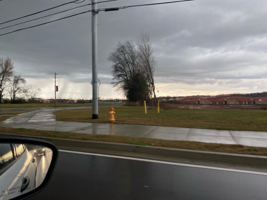 Storm over Rossview Elementary in Clarksville (Photo: WKRN)