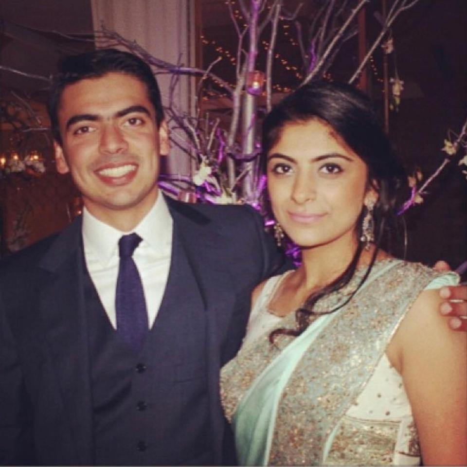 Mohammad with his sister, chef Fatima Ali