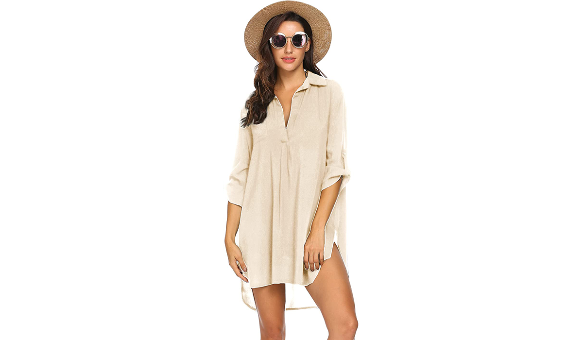 Ekouaer Women's Swimsuit Beach Cover Up