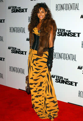 Shakara Ledard at the Hollywood premiere of New Line Cinema's After the Sunset