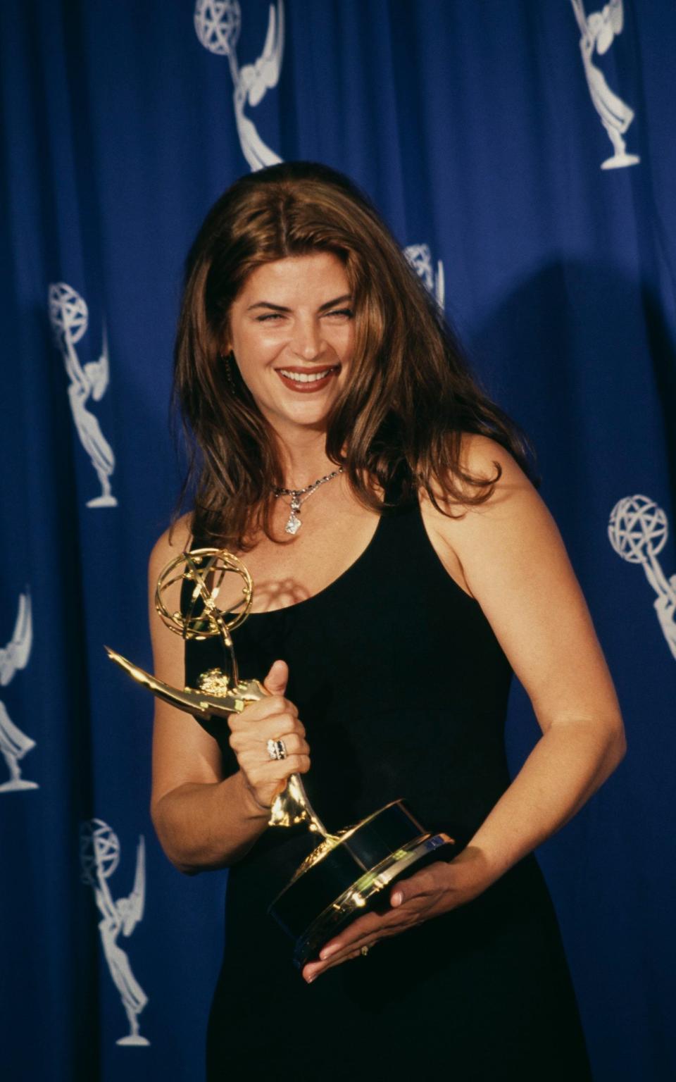 Kirstie Alley won a Golden Globe and an Emmy for her Cheers perfornance - Getty