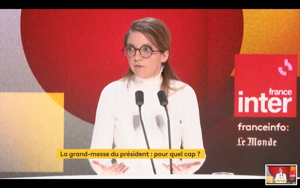 La ministre déléguée chargée de l’Égalité entre les Femmes et les Hommes était l’invitée de France Inter, de franceinfo et du « Monde » ce dimanche 21 janvier.