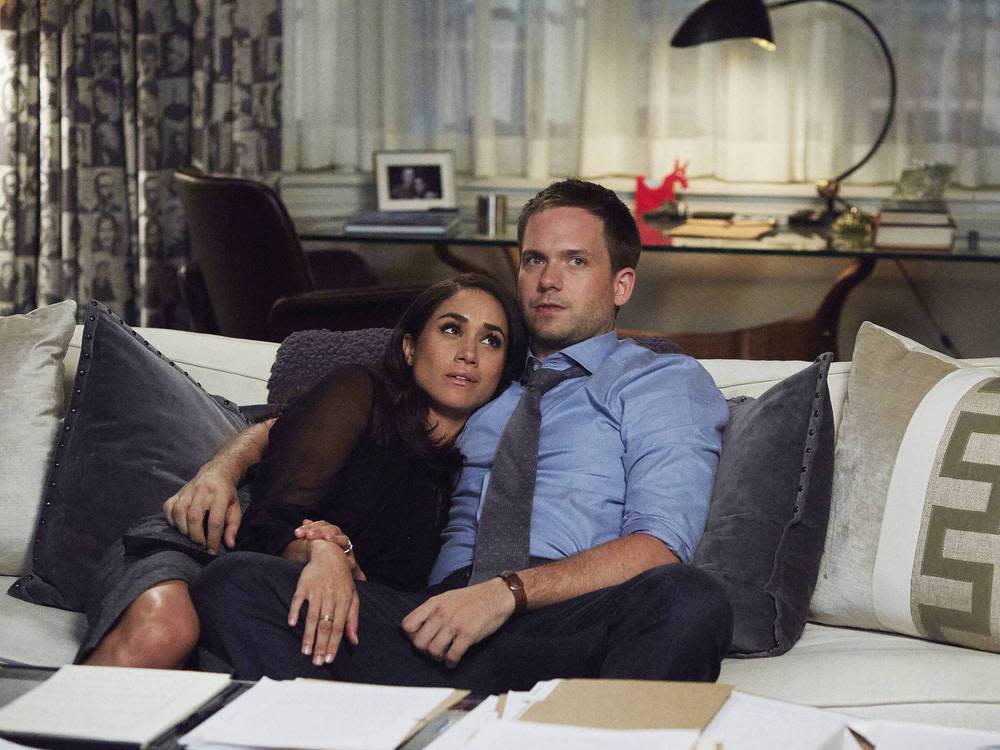 Patrick J. Adams und Meghan Markle in "Suits" (Bild: imago images/ZUMA Press)