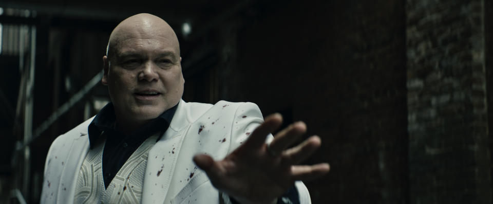 Vincent Dâ€™Onofrio as Wilson Fisk/Kingpin in Marvel Studios' ECHO, releasing on Hulu and Disney+. Photo courtesy of Marvel Studios. Â© 2023 MARVEL.