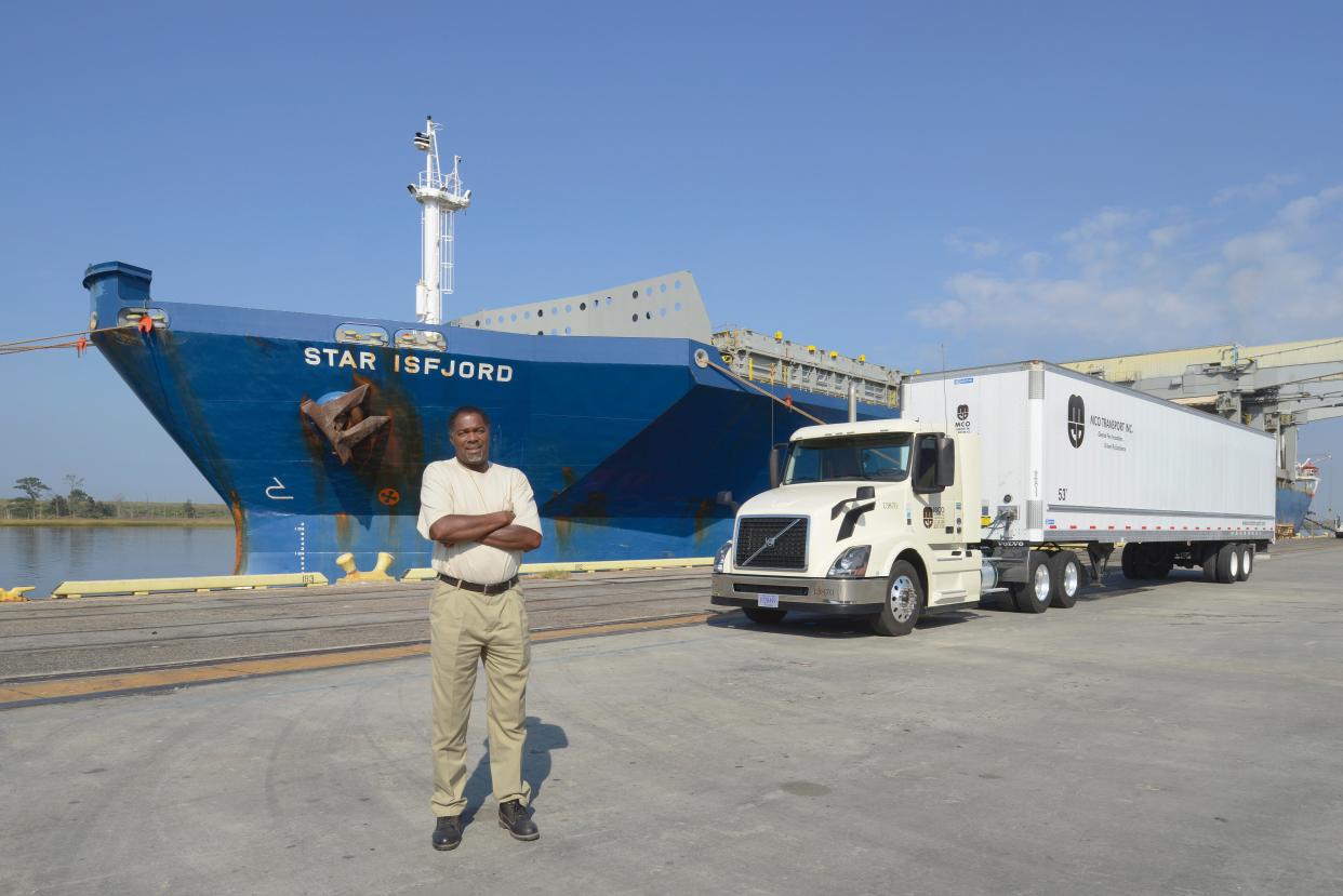 Local Bolivia truck driver Howard Robinson was recently named a Professional Driver of the Year by the Truckload Carriers Association