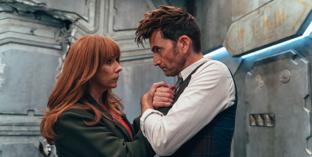 david tennant, catherine tate, doctor who wild blue yonder