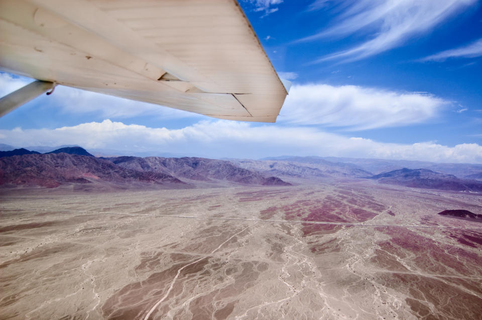 mountain views from the plane