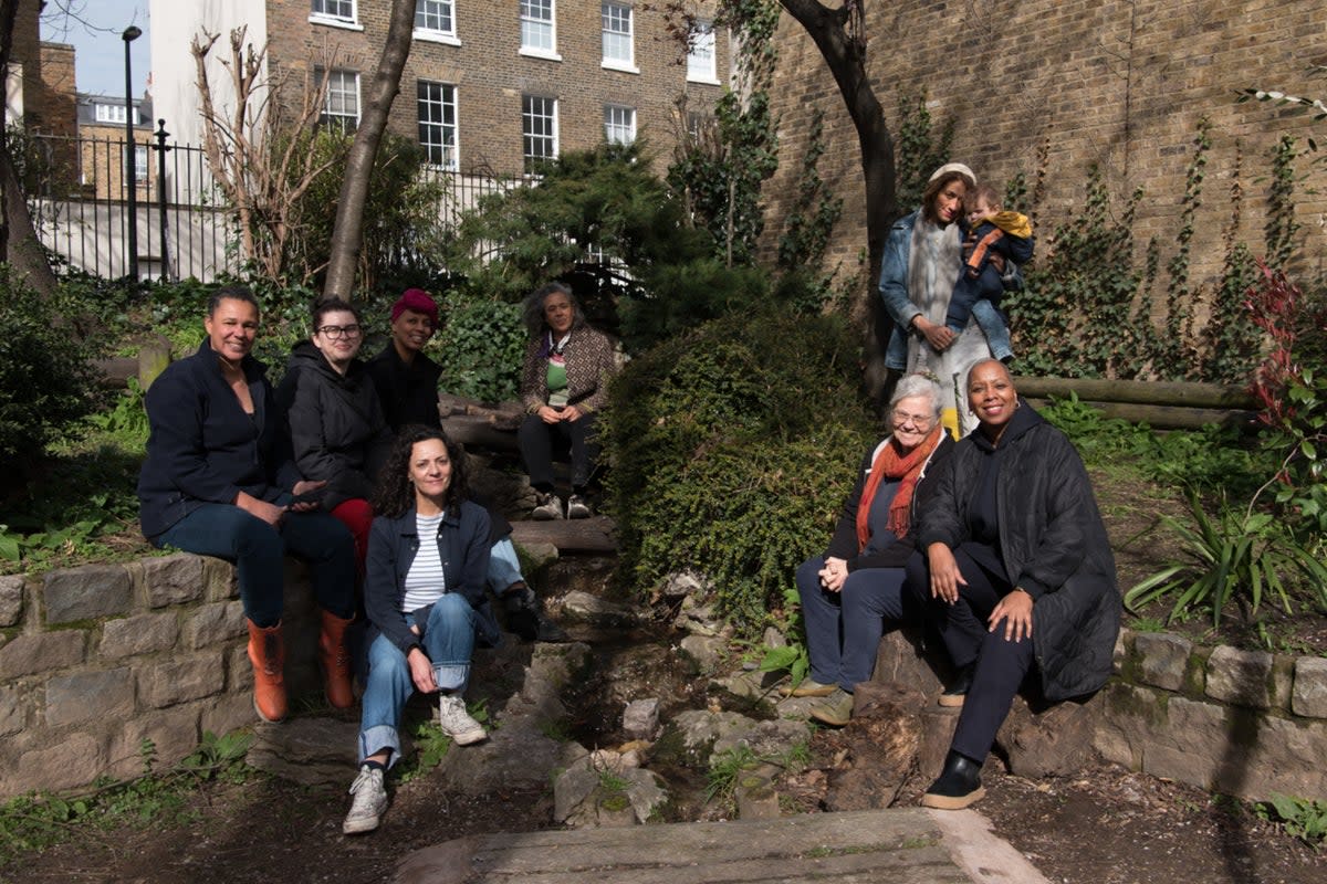 The Black Mary Project team at Calthorpe Community Garden (Penny Dampier)