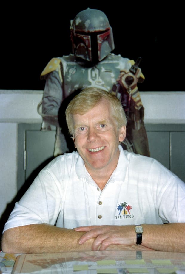 Jeremy Bulloch, who played the Mandalorian bounty hunter Boba Fett in "The Empire Strikes Back" and "Return of the Jedi," at a Star Wars convention<p><a href="https://www.gettyimages.com/detail/115430159" rel="nofollow noopener" target="_blank" data-ylk="slk:Derek Storm/Getty Images;elm:context_link;itc:0;sec:content-canvas" class="link ">Derek Storm/Getty Images</a></p>