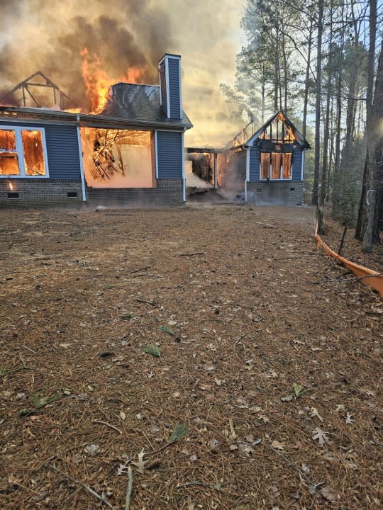 IOW Creekway Drive fire (Courtesy: Isle of Wight County Fire Rescue)