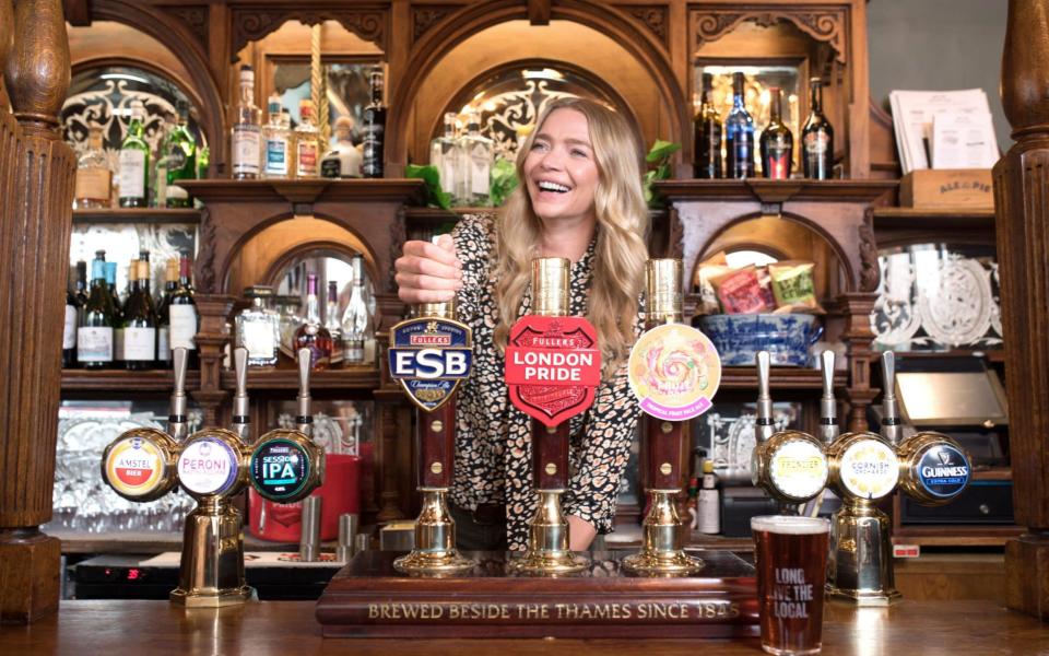 Jodie Kidd launched the Long Live the Local campaign at The Red Lion in Westminster - PA