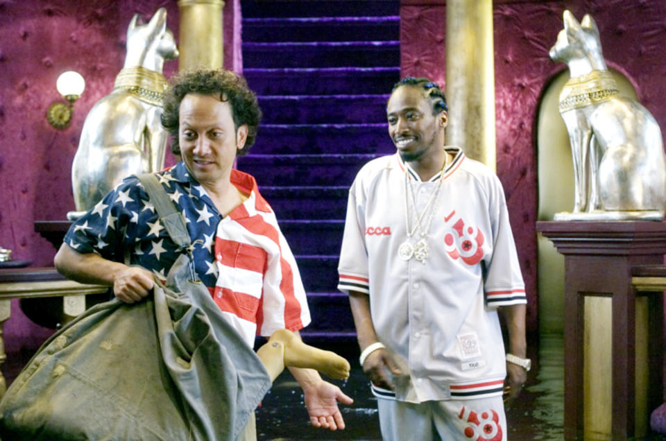 Rob Schneider as Deuce Bigalow and Eddie Griffin as T.J. Hicks in "Deuce Bigalow: European Gigolo"