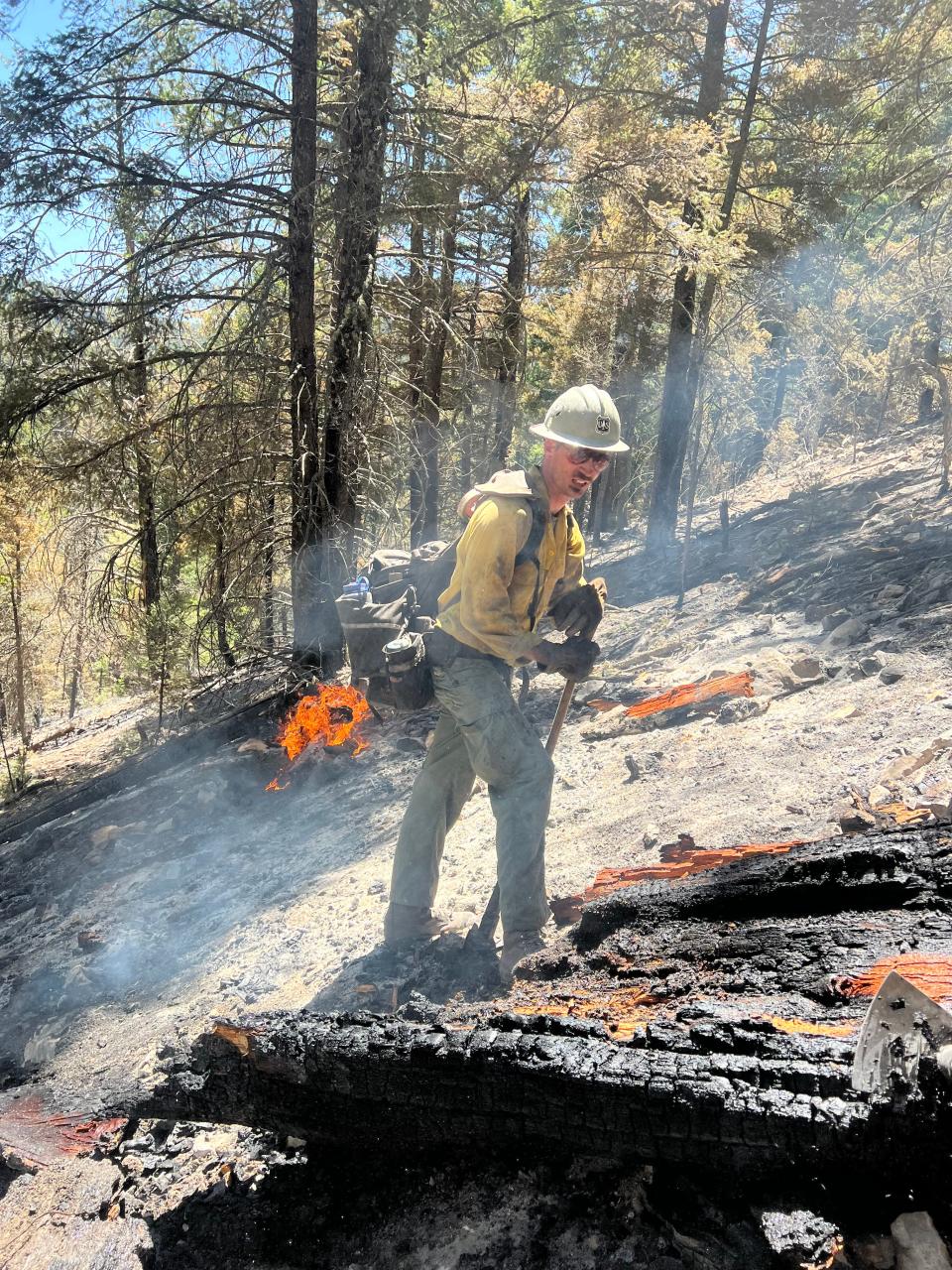 Hot shot crews, local, state and volunteer firefighters work together to combat the Moser fire, one of two furious fires that broke out just a week before Memorial Day weekend. The Moser fire began on May 20 for unknown reasons and is 82% contained as of May 26.