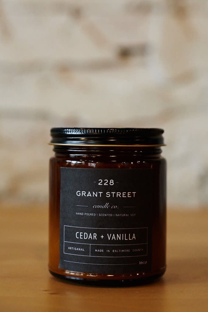 39) Cedar + Vanilla Candle