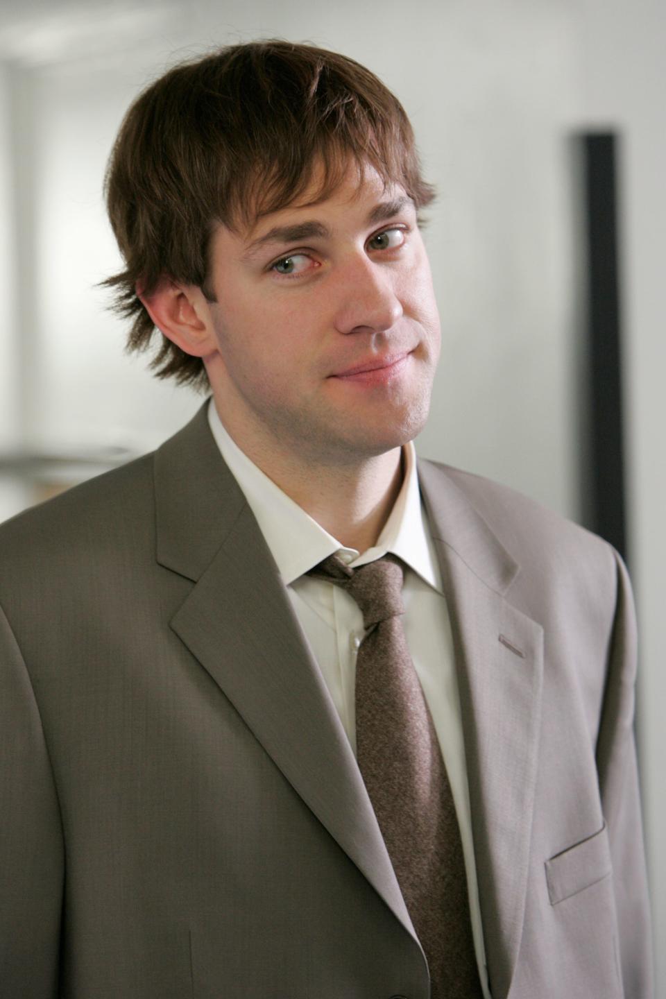 John Krasinski mugged at the camera for nine years as Jim Halpert on "The Office."