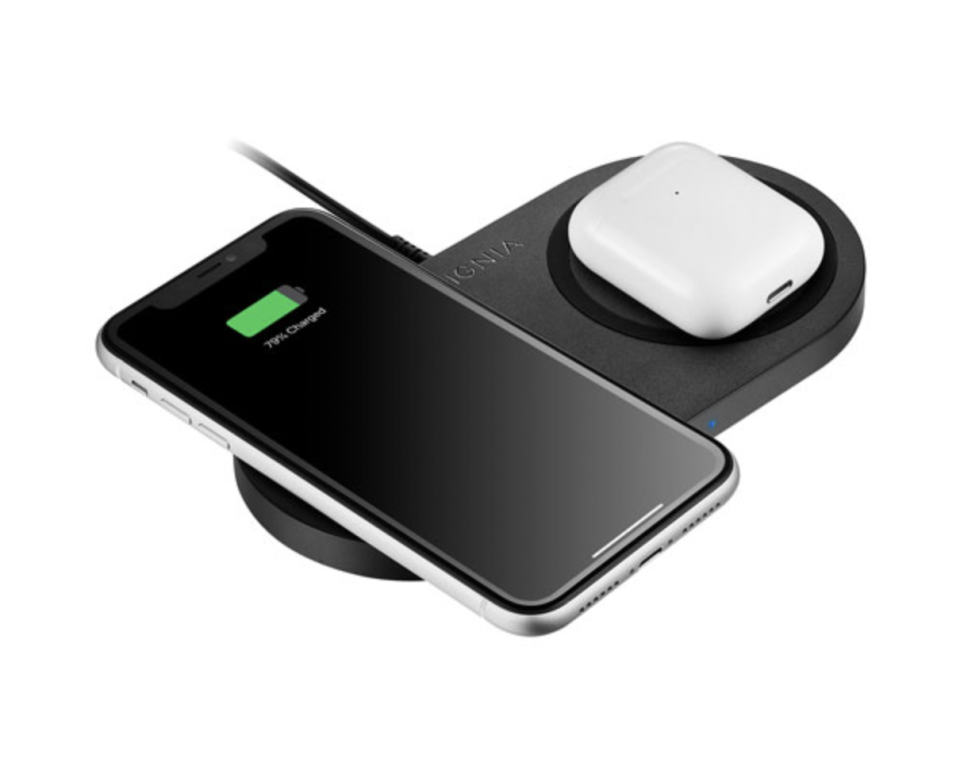 Insignia Universal Dual Qi Wireless Charging Station (Photo via Best Buy Canada)