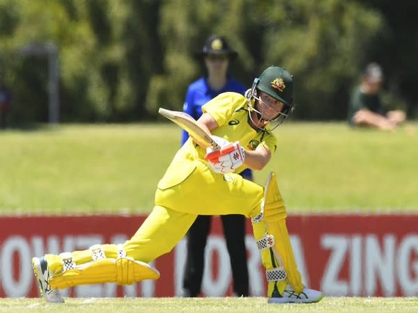 Beth Mooney in action against India (Photo/ ICC Twitter)