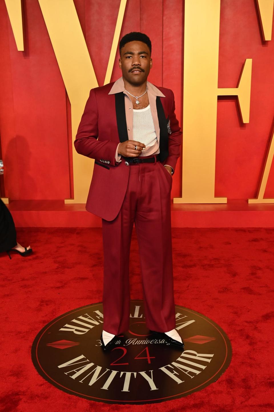 Donald Glover wears Amiri  (Getty Images for Vanity Fair)