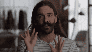 JVN from "Queer Eye" with impeccable facial hair.