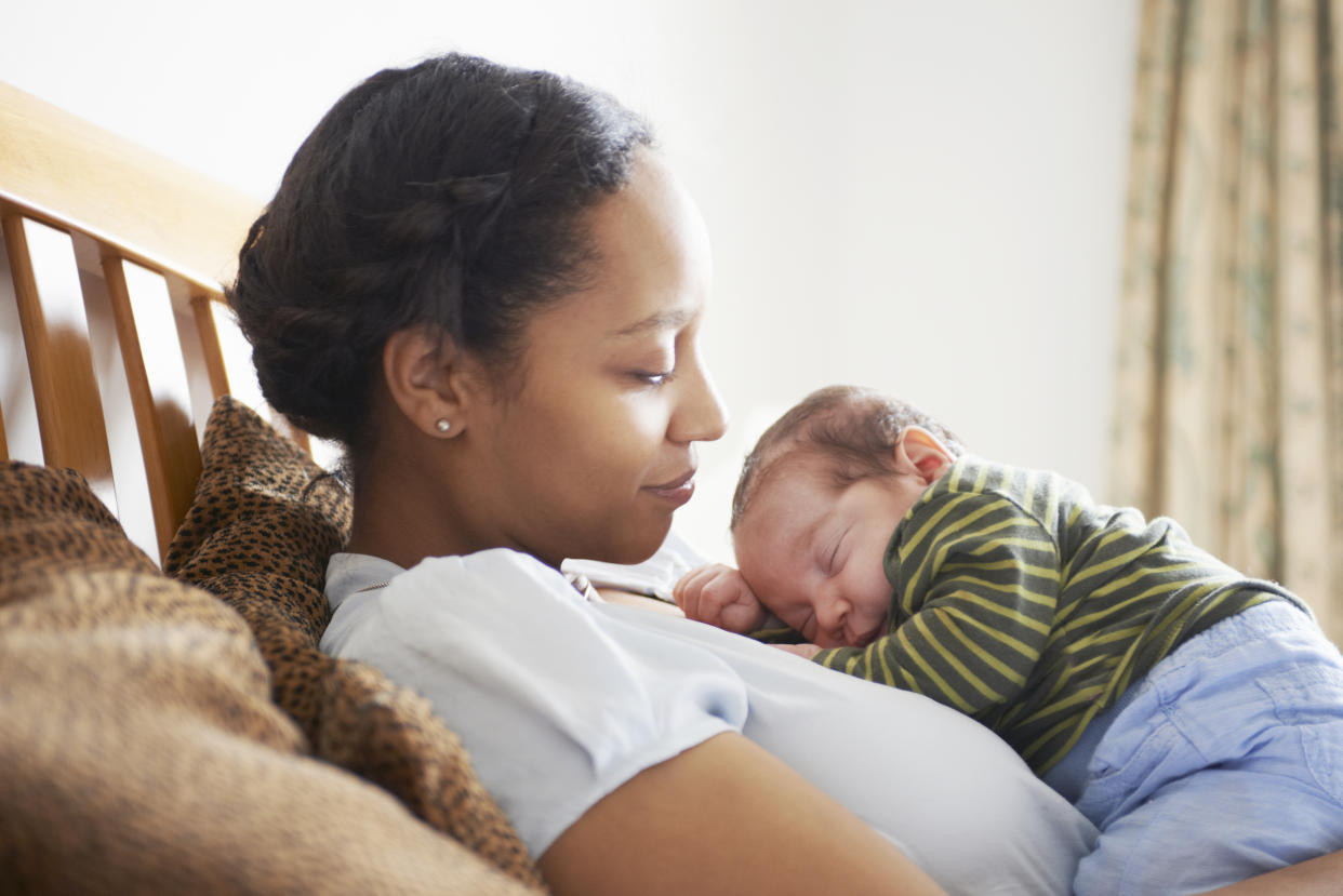 Maura's team have had to cut their back home visits to new mums (Stock photo, Getty Images)